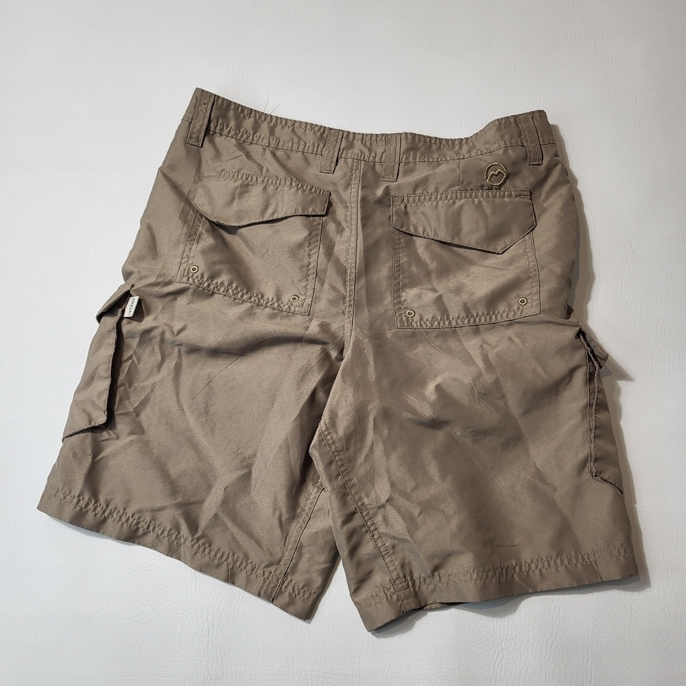 Magellan Outdoors Shorts Khaki Water Repellent Cargo Style Mens Size 30 - Picture 4 of 7